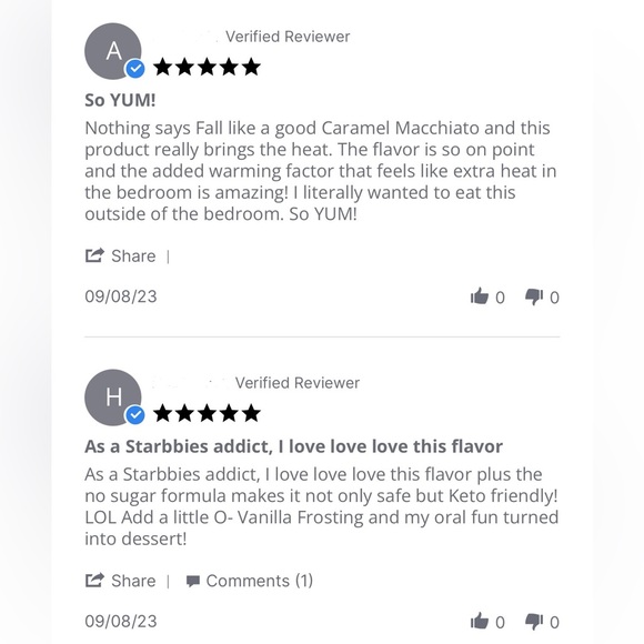 ❄️🔥Sensations Caramel Macchiato☕️🧋Pure Romancë Warming Lubrïcant Coffee Lovers - Picture 8 of 10